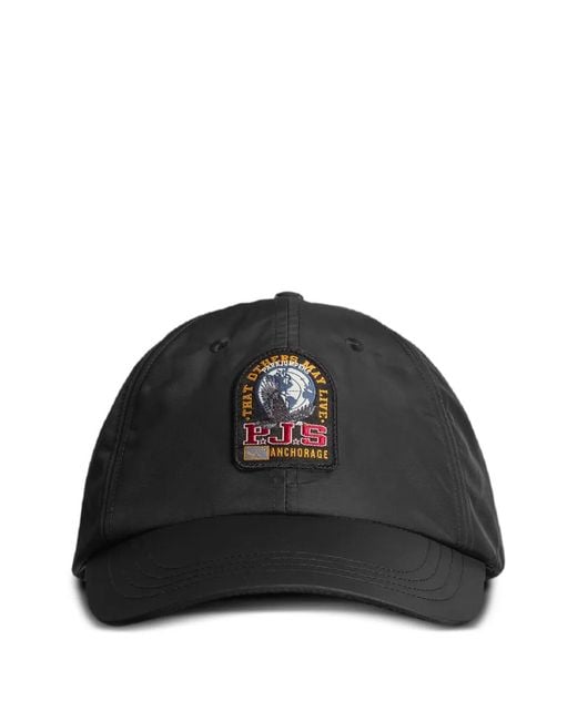 Parajumpers Black Patch Baseball Cap