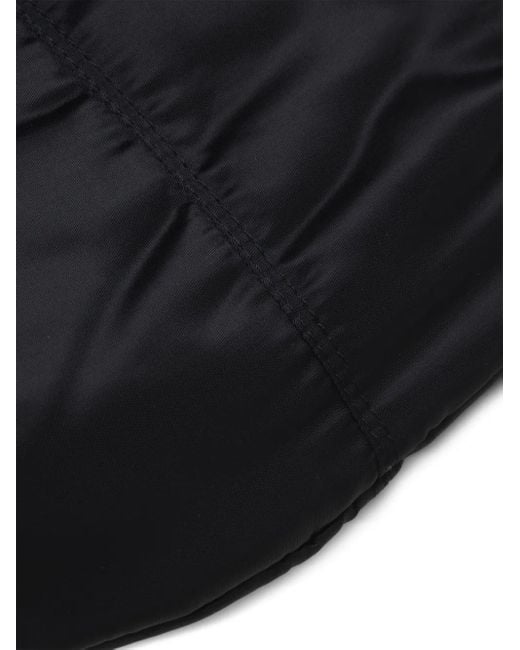 Comme des Garçons Black Curved Zip Messenger Bag for men