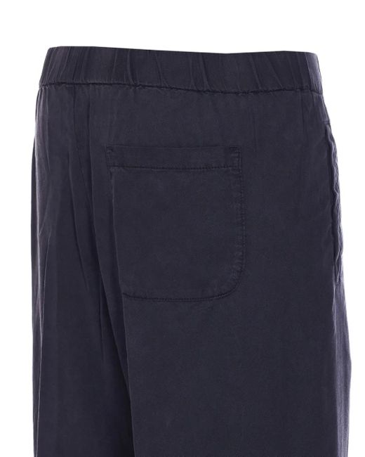 TRUE AVENUE Blue Pressed-Crease Trousers