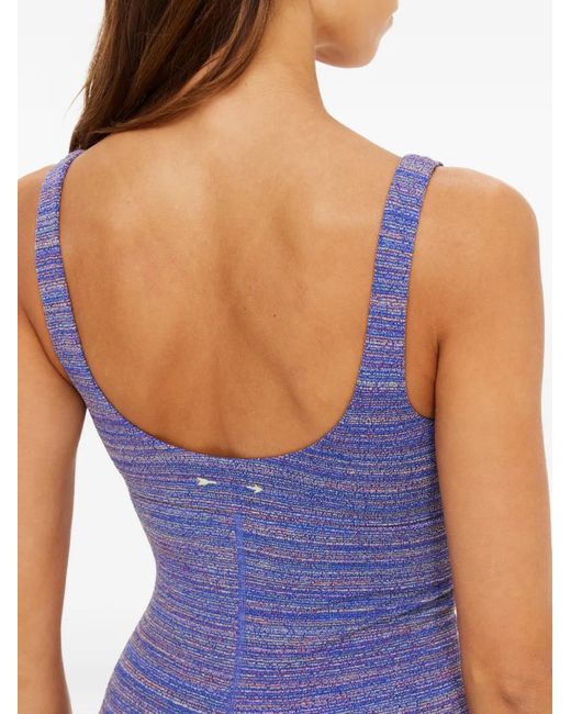 The Upside Blue Cassandra Cut-Out Bodysuit