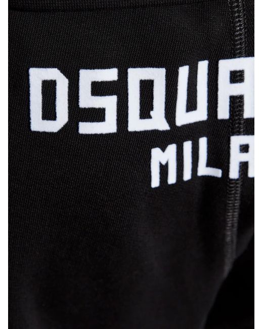 DSquared² Blue Printed Track Shorts