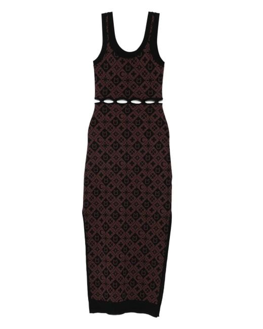 Abito Midi Con Dettaglio Cut-Out di Nanushka in Purple