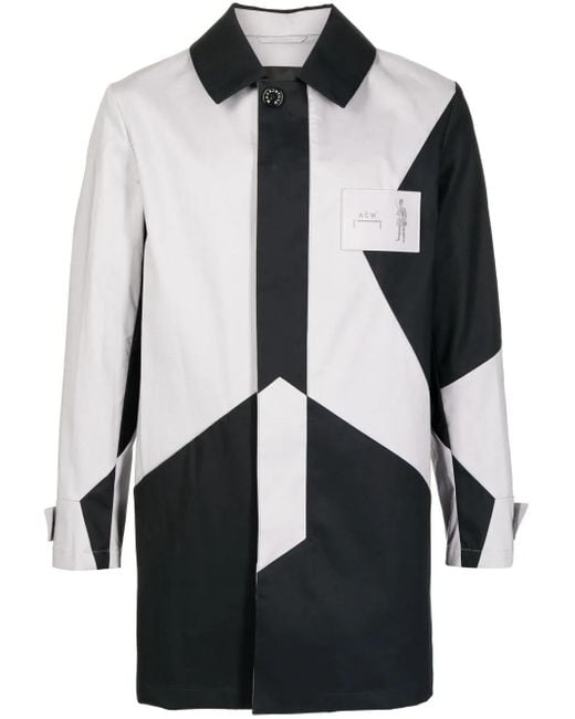 A_COLD_WALL* Black Geometric Panelled Jacket for men
