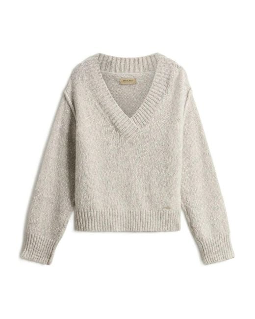 Woolrich Vネック セーター White