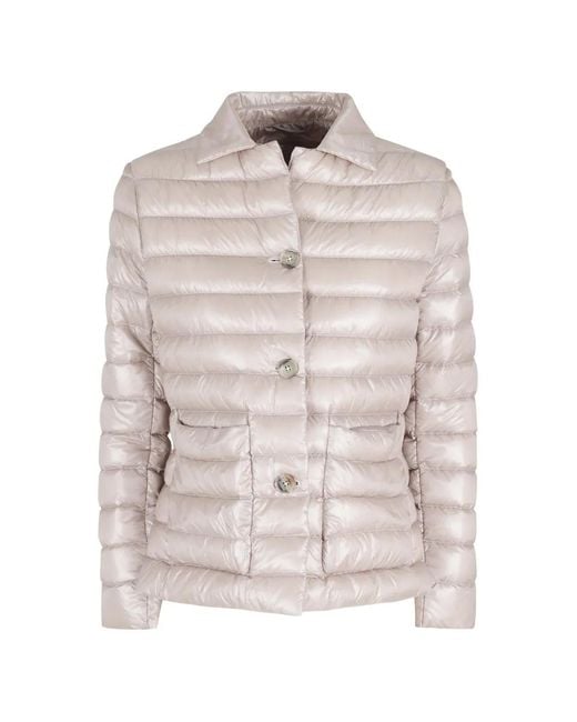 Herno White Geknöpfte Jacke