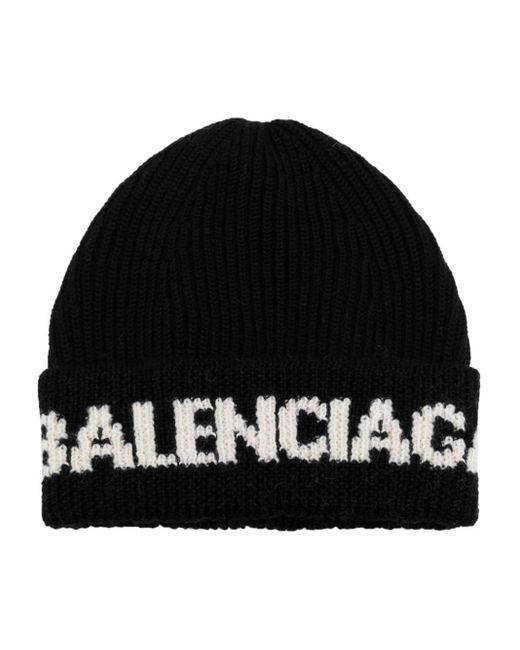 Balenciaga Mütze Mit Intarsien-Logo in Black für Herren