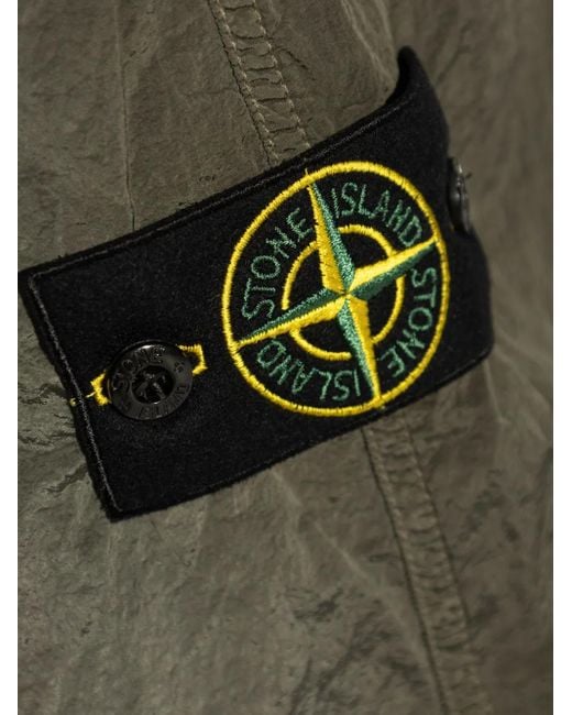Stone Island Green Compass-Badge Trousers for men