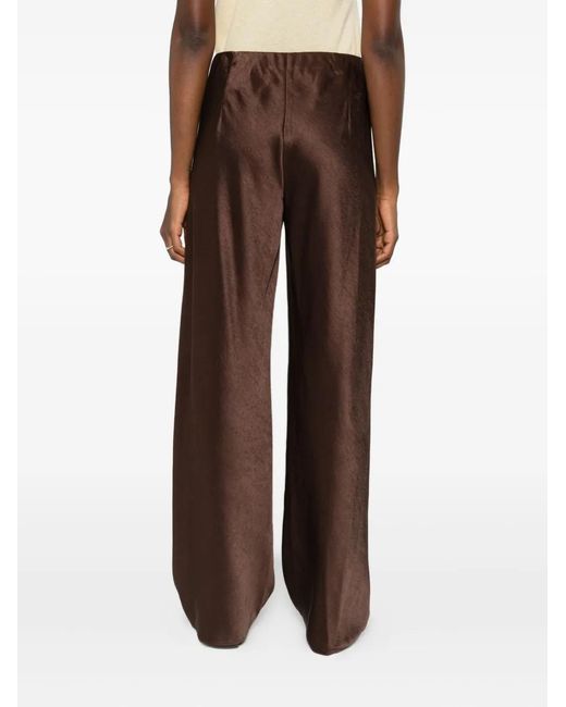 Vince Brown Wide Leg Trousers