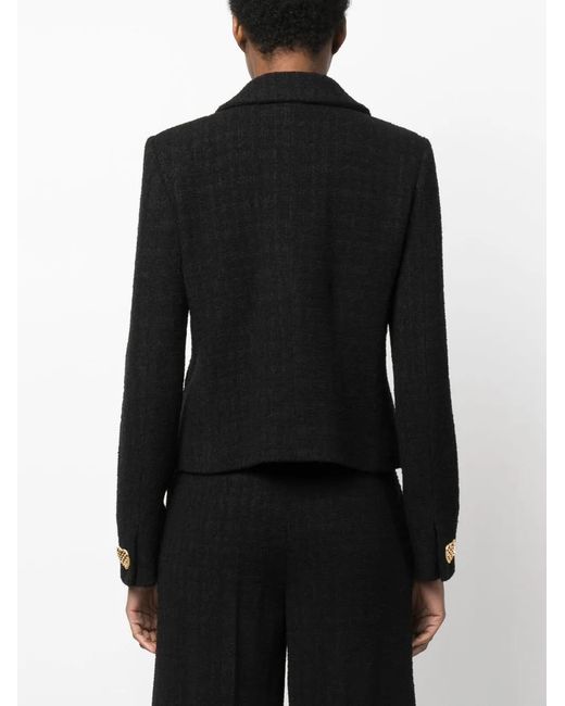 Moschino Black Heart-motif Blazer