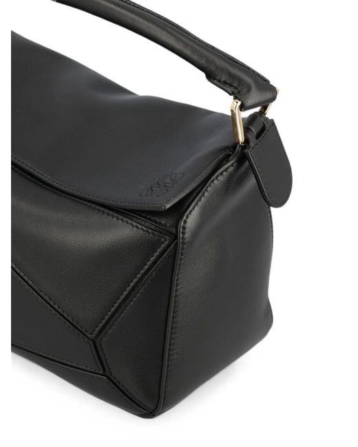 Loewe White Small Puzzle Shoulder Bag