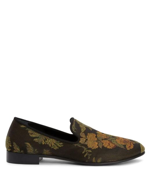 Giuseppe Zanotti Multicolor Floral Loafers for men