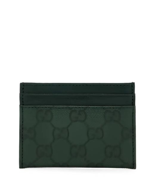 Gucci Green Essence Classic Card Case for men