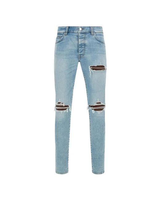 Amiri Blue Croc Mx1 Jeans for men