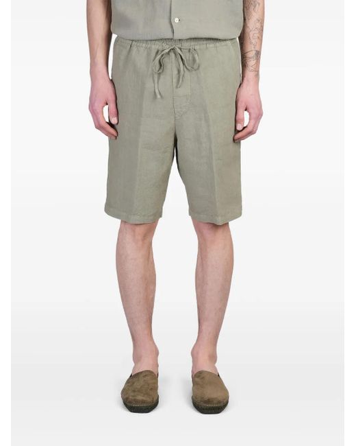 120% Lino Shorts aus Leinen in Natural für Herren