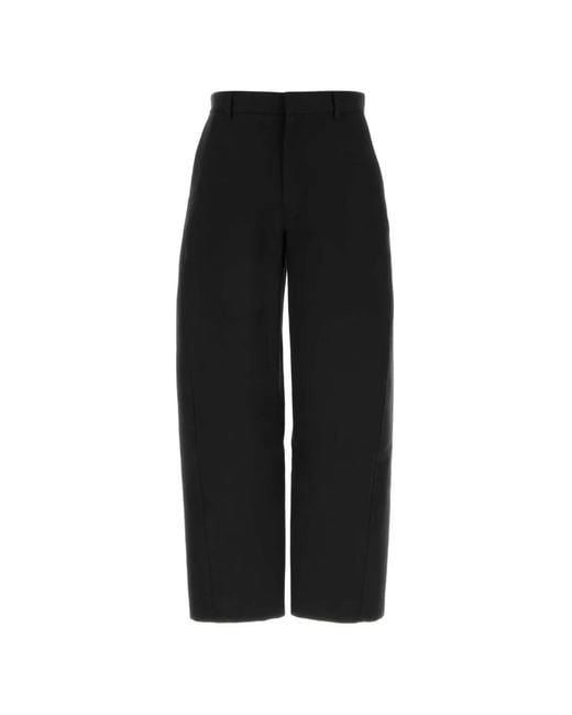 Givenchy Black Couture-Seam Cotton Trousers for men