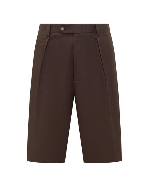 Boss Gray X David Beckham Short À Design Plissé for men