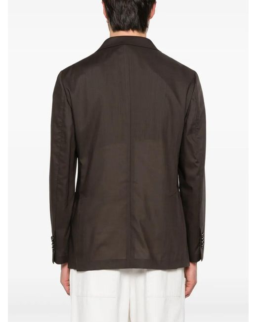 Montecore Brown Wool Blazer for men