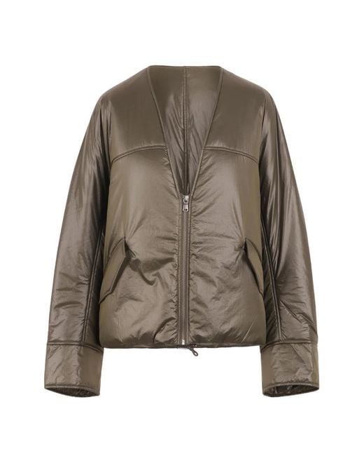 Christian Wijnants Green Jelana Zip-Up Puffer Jacket