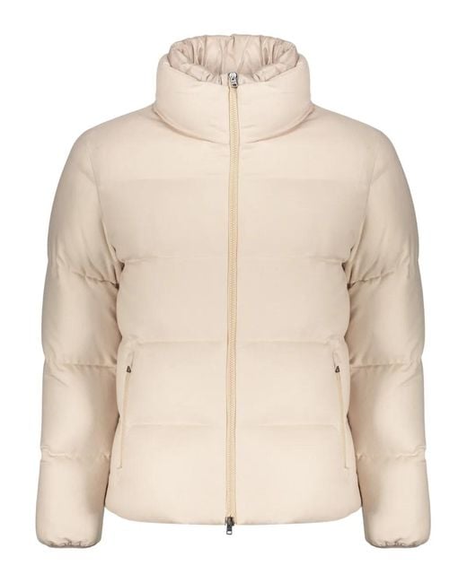 Herno Natural High-Neck Padded Jacket for men