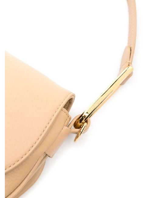Coccinelle Natural Mini Magie Leather Tote Bag