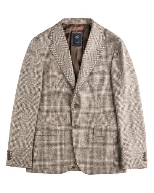 Fay Wollen Blazer in het Brown voor heren