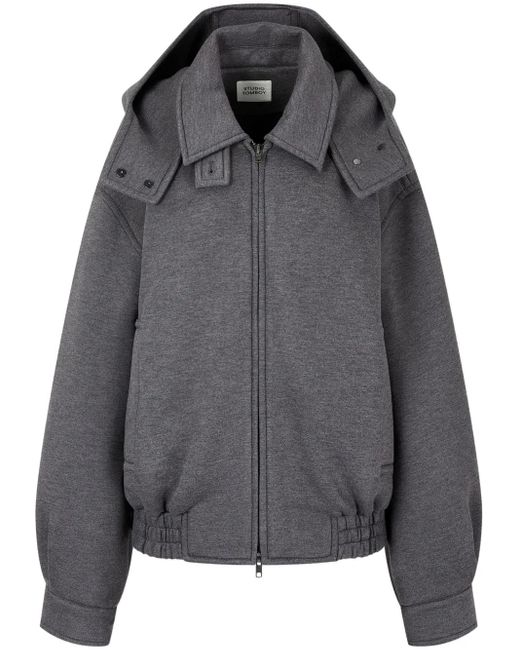 Veste Zippée À Capuche Détachable Studio Tomboy X en coloris Gray