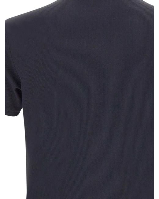 Rrd Geribbeld T-Shirt in het Blue voor heren