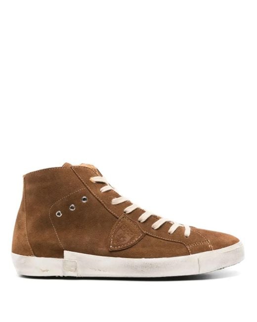 Zapatillas altas Prsx Philippe Model de hombre de color Brown
