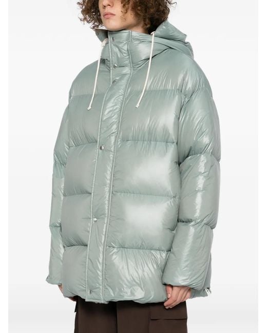 Jil Sander Blue Down Jacket for men