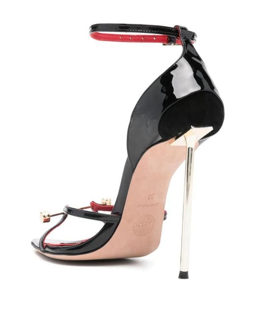 HARDOT White 110Mm Sinner Sandals