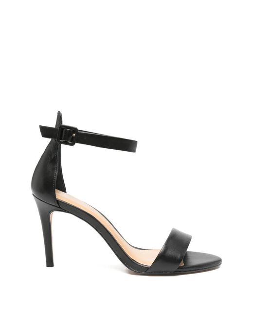 Carrano Black Ankle-Strap Sandals