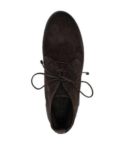 Marsèll Brown Lace-up Suede Boots for men