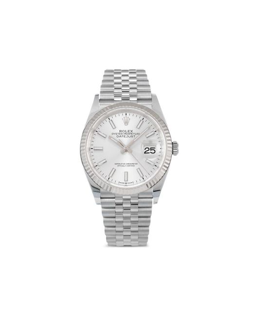 Rolex White Unworn Datejust 36Mm