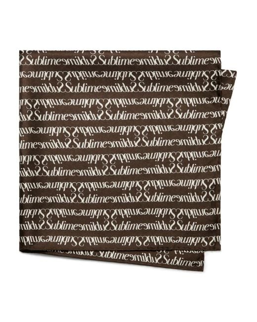 Tory Burch Black T Monogram Sublime Halstuch