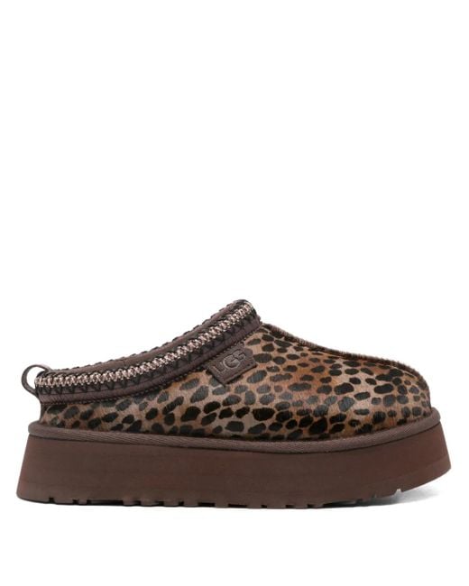 Ugg Tazz Caspian レオパード ミュール Brown