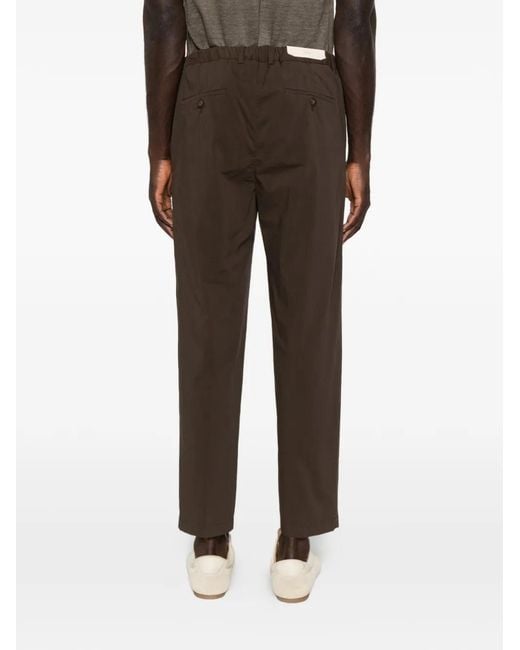 Briglia 1949 Gray Covent Drawstring-Waistband Trousers for men