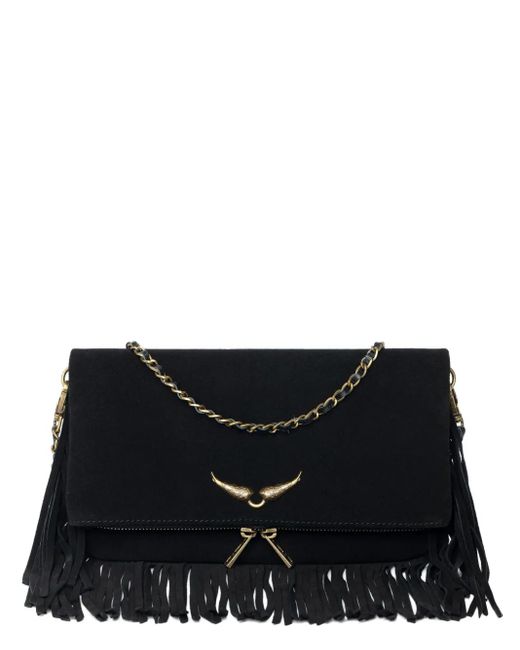 Zadig & Voltaire Black Rock Clutch Bag