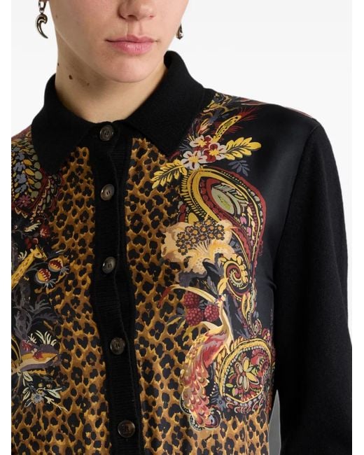 Etro Black Midi Shirt Dress