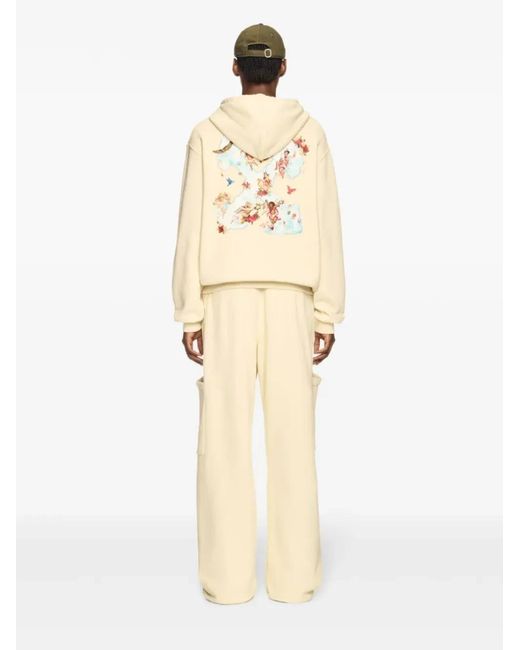 Off-White c/o Virgil Abloh Natural Rose Valley Hoodie