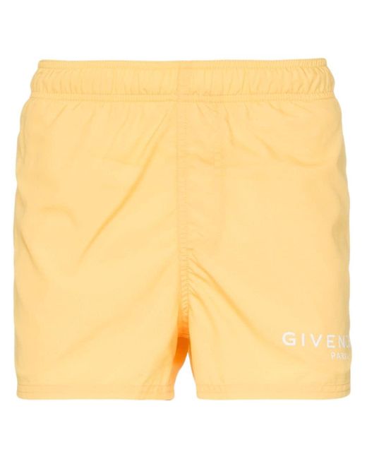 yellow givenchy shorts