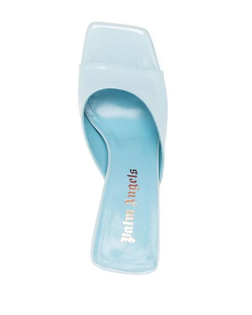 Palm Angels Blue Light Slip On Heels