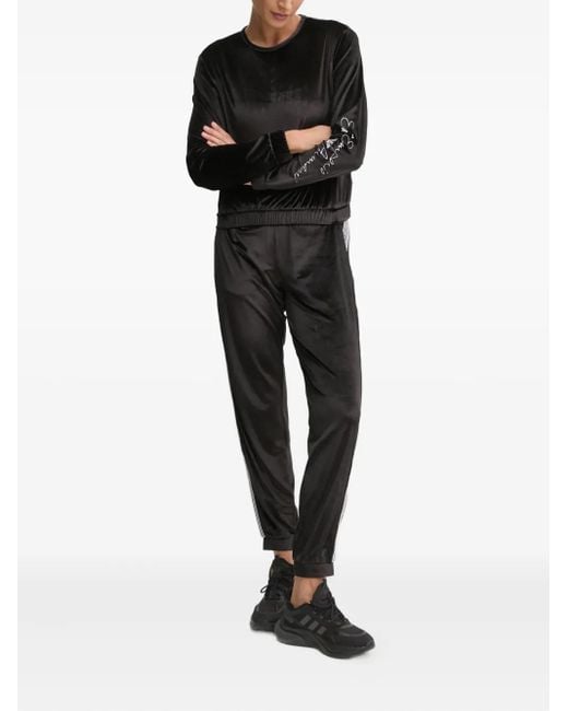EA7 Black Long-Sleeve Top