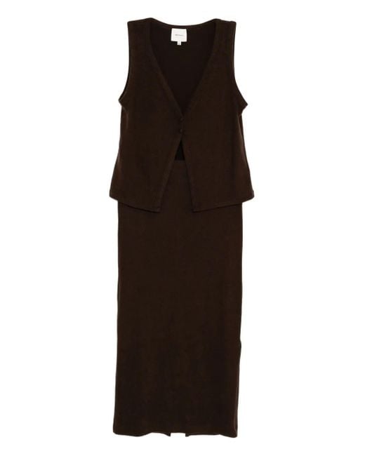 Reformation Black Olivia Two Piece