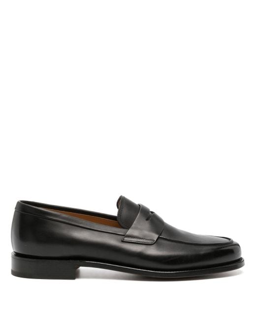 Church's Black Milford Leather Loeafers for men