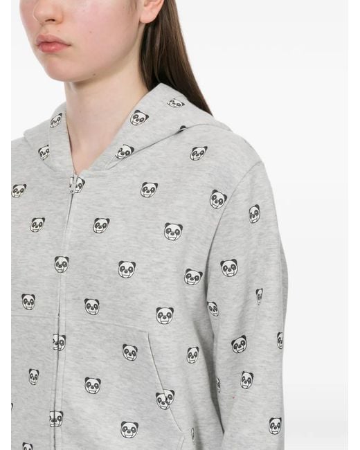 AAPE BY A BATHING AP White Panda-Print Hoodie