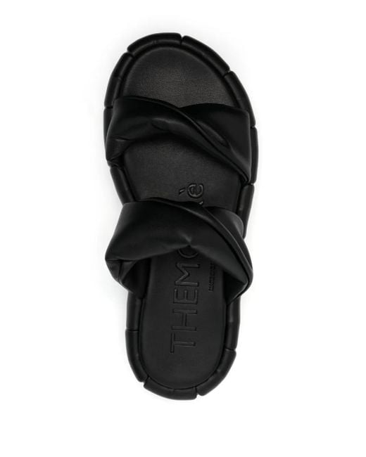 THEMOIRÈ Black Air Platform Sandals