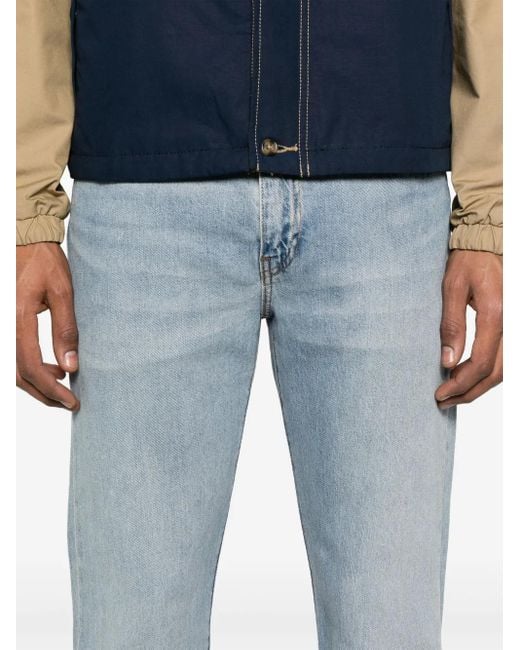 Levi's Blue 502 Taper Jeans for men