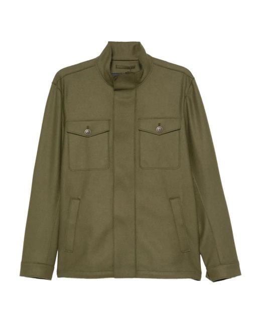 Herno Military-Jacke mit Klappentasche in Green für Herren