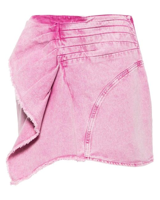 IRO Pink Edvige Denim Skirt