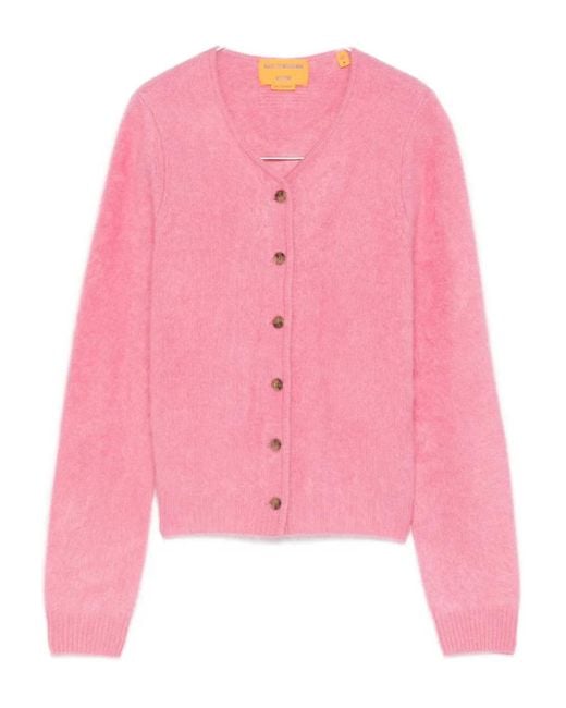 Guest In Residence Pink Grizzly Cardigan